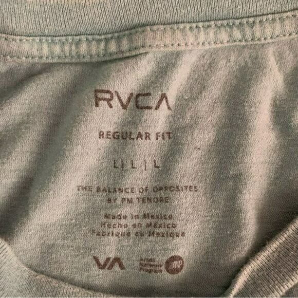 RVCA women’s size large blue short sleeve graphic tshirt tee - Picture 5 of 6